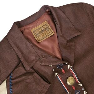 Saddle Ridge Vintage Collection Southwestern Jacket Brown Size Small M/L